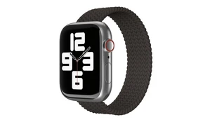 Ремешок VLP нейлоновый плетеный для Apple Watch 38/40/41 черный
