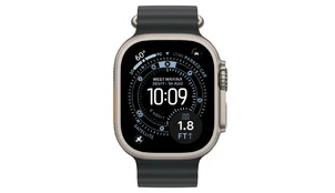 Apple Watch Ultra 3 49 мм Натуральный Титан / Черный Ocean Band