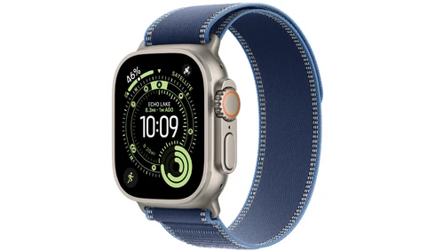 Apple Watch Ultra 3 49 мм Натуральный Титан / Синий Trail Loop