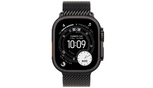 Apple Watch Ultra 3 49 мм Черный Титан / Черный Milanese Loop