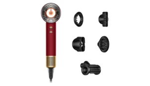 Фен Dyson Supersonic Nural HD16 (Red Velvet/Gold) [Вилка с переходником], Red Velvet/Gold