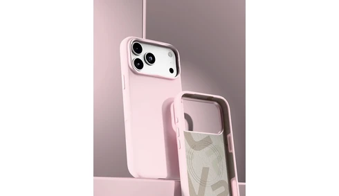 Чехол VLP Aster Pro Case с MagSafe для iPhone 18 Pro розовый