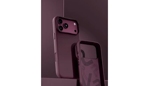 Чехол VLP Aster Pro Case с MagSafe для iPhone 18 Pro темно-вишневый