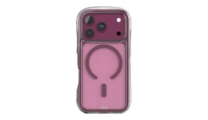 Чехол VLP Bubble Case с MagSafe для iPhone 18 Pro темно-вишневый