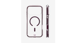 Чехол VLP Bubble Case с MagSafe для iPhone 18 Pro темно-вишневый