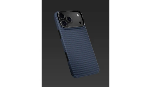 Чехол VLP Kevlar Case с MagSafe для iPhone 18 Pro синий