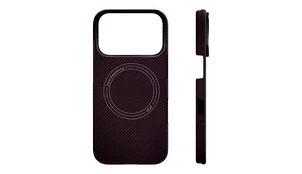 Чехол VLP Kevlar Case с MagSafe для iPhone 18 Pro темно-вишневый