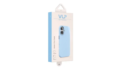 Чехол VLP Aster Pro Case с MagSafe для iPhone 17 голубой