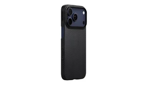 Чехол PITAKA Ultra-Slim Case для iPhone 17 Pro черный 600D Black/Grey (Twill), черный