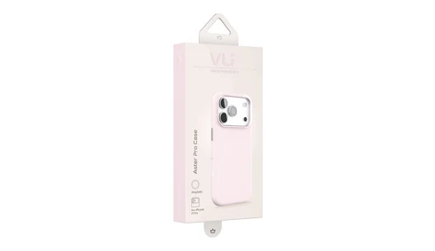 Чехол VLP Aster Pro Case с MagSafe для iPhone 17 Pro розовый