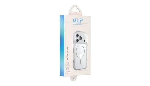 Чехол VLP Bubble Case с MagSafe для iPhone 17 Pro белый