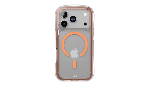 Чехол VLP Bubble Case с MagSafe для iPhone 17 Pro оранжевый