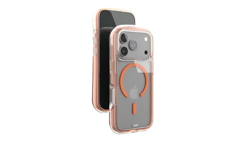 Чехол VLP Bubble Case с MagSafe для iPhone 17 Pro оранжевый