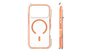 Чехол VLP Bubble Case с MagSafe для iPhone 17 Pro оранжевый