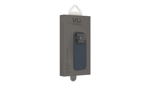 Чехол VLP Kevlar Case с MagSafe для iPhone 17 Pro синий