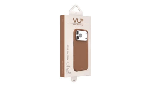 Чехол VLP Aster Pro Case с MagSafe для iPhone 17 Pro Max мокка