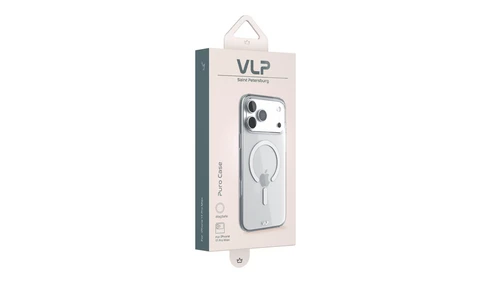 Чехол VLP Puro Case с MagSafe для iPhone 17 Pro Max прозрачный