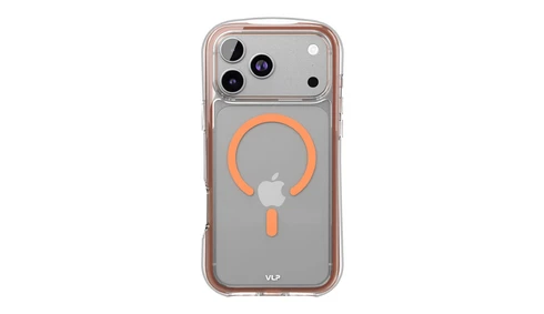 Чехол VLP Bubble Case с MagSafe для iPhone 17 Pro Max оранжевый