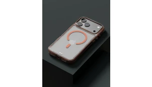 Чехол VLP Bubble Case с MagSafe для iPhone 17 Pro Max оранжевый