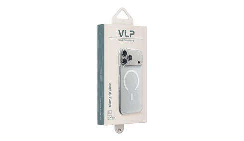 Чехол VLP Diamond Case с MagSafe для iPhone 18 Pro Max прозрачный