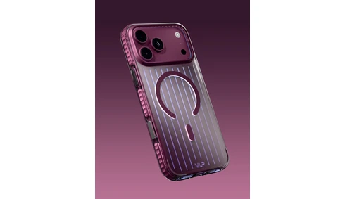 Чехол VLP Pulse Case с MagSafe для iPhone 18 Pro Max темно-вишневый