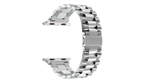 Ремешок Lyambda KEID для Apple Watch 42/44/45 серебристый