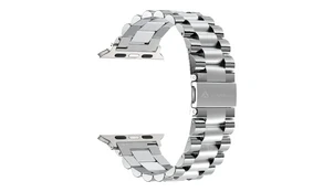 Ремешок Lyambda KEID для Apple Watch 42/44/45 серебристый