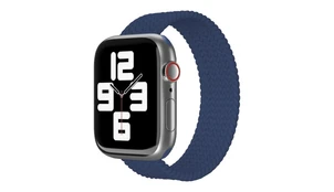 Ремешок VLP нейлоновый плетеный для Apple Watch 38/40/41 темно-синий
