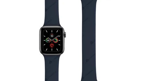 Ремешок Lyambda Atria для Apple Watch 38/40/41 темно-синий