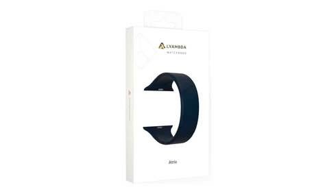 Ремешок Lyambda Atria для Apple Watch 38/40/41 темно-синий