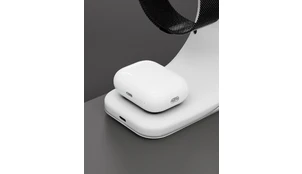Беспроводная зарядная станция VLP Powerstand 3 в 1 Qi2 для Apple белая