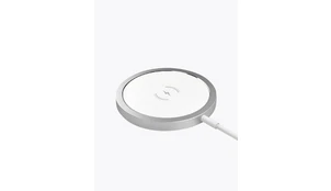 Беспроводное зарядное устройство Deppa MagSafe Qi 15W серебро