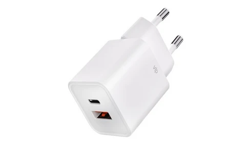 Зарядное устройство VLP G-Charge 30W (USB-C + USB-A) PD, QC белый