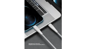 Кабель Deppa Fly USB-C - USB-C 60W (1.2 м) белый