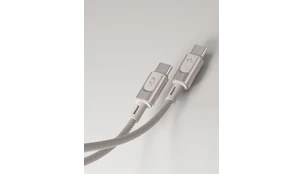 Кабель VLP Force Line USB-C - USB-C 100W (1.2 м) натуральный титан