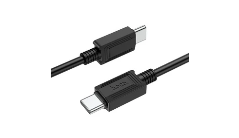 Кабель HOCO X73 USB-C - USB-C 60W (1 м) черный