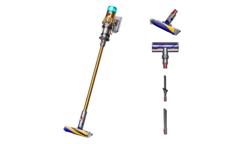 Пылесос Dyson V12 Detect Slim Absolute (Gold) с напольной док-станцией [Наша вилка]