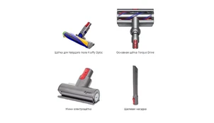 Пылесос Dyson V15 Detect Absolute (Yellow/Nickel) [Вилка с переходником]